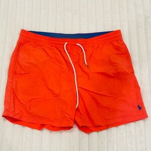 Polo by Ralph Lauren Bright Orange Swim Trunks